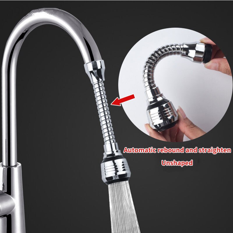 Kitchen Faucet Water Saving High Pressure Nozzle Tap Adapter Bathroom Sink Spray Bathroom Shower 360 Degree Rotatable Accessorie