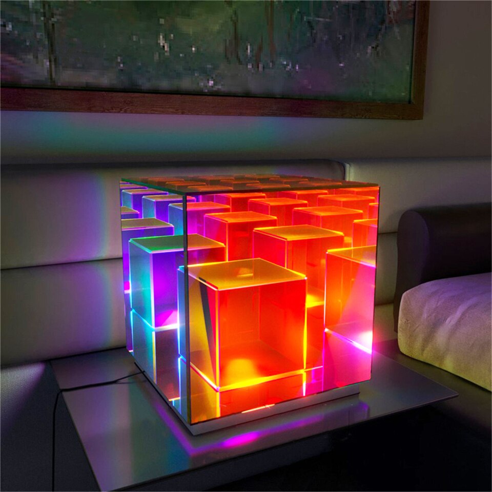 Nordic USB LED Table Lamp Lighting for Bedroom Magician Lamp Living Room Home Decor Table Light Bedside Color Dimming Desk Lamps