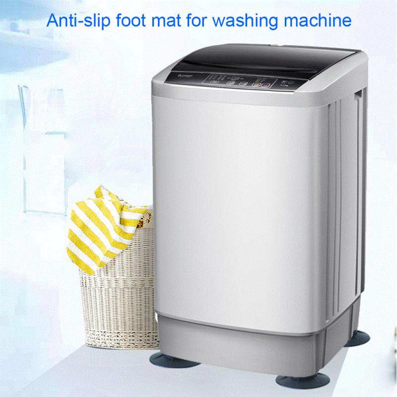 1/4Pcs Anti Vibration Feet Pads Rubber Mat Slipstop Silent Skid Raiser Universal Washing Machine Refrigerator Furniture Support