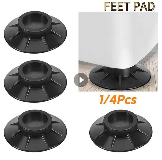 1/4Pcs Anti Vibration Feet Pads Rubber Mat Slipstop Silent Skid Raiser Universal Washing Machine Refrigerator Furniture Support