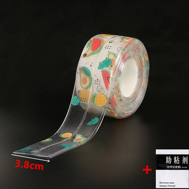 For Bathroom Kitchen Accessories Shower Bath Sealing Strip Tape Caulk Strip Self Adhesive Waterproof Wall Sticker Sink Edge Tape