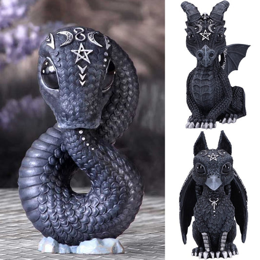 New Mythology Cute Animal Statue Cerberus Unicorn Dragon Griffin Ouroboros Resin Decorative Figurines Mini Home Accessories Gift