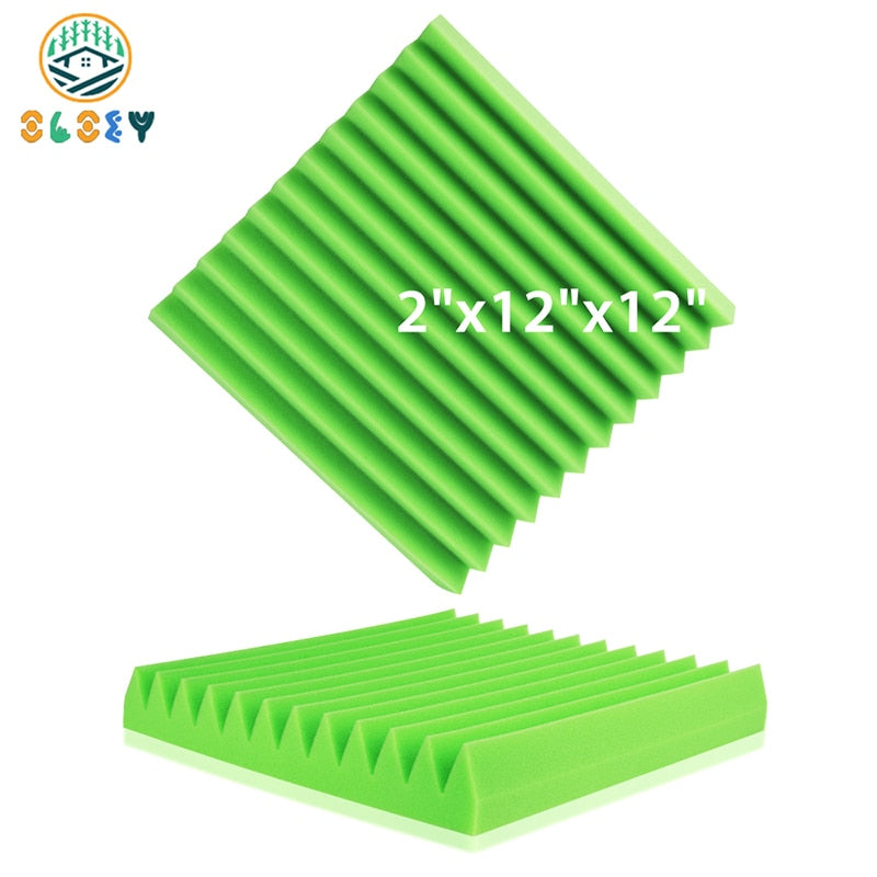 Sound Panels Wedges 6 12 24Pcs Soundproofing Treatment Foam Padding Noise Insulation For Office Recoding Studio Home Accessories