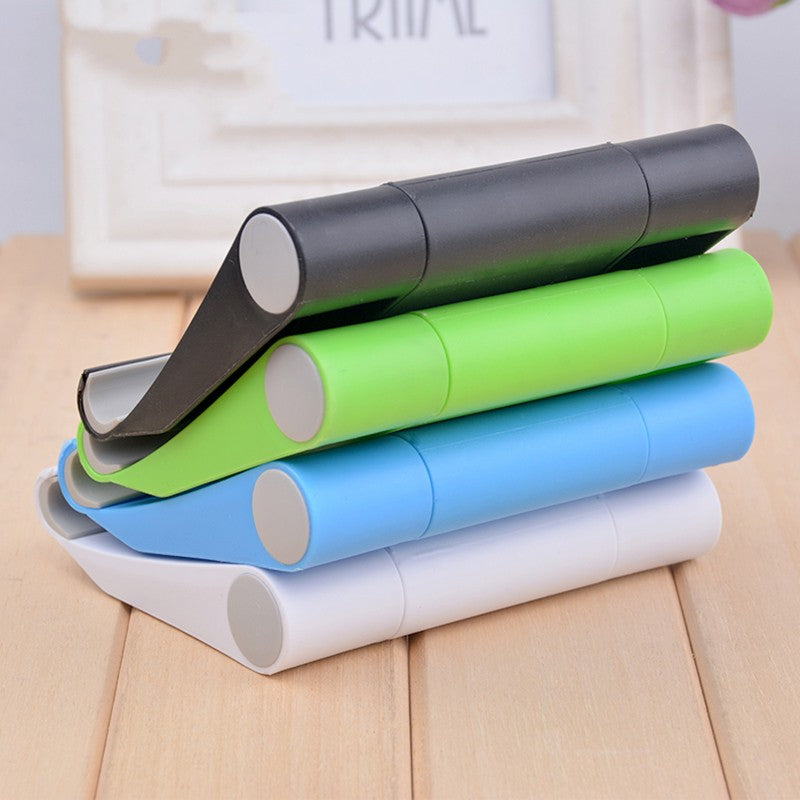Kitchen Gadgets Mini Foldable Portable Phone Tablet Holder For Kitchen Removable Shelf Storage Rack Stand Decoration Accessories